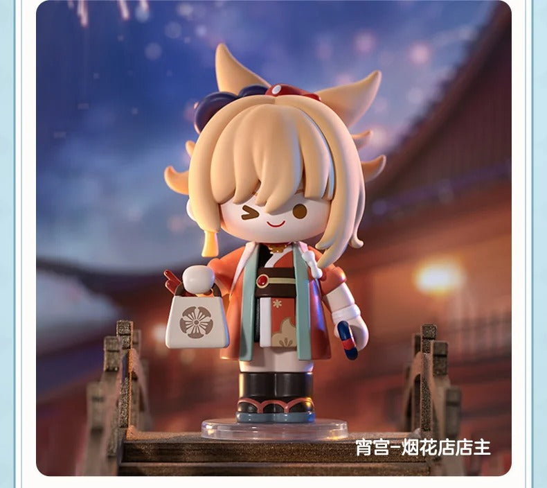 Pop Mart Pendant Blind Box - Genshin Impact Dress-Up Dreams Themed Chibi Series (Original Box of 12 Different Model)