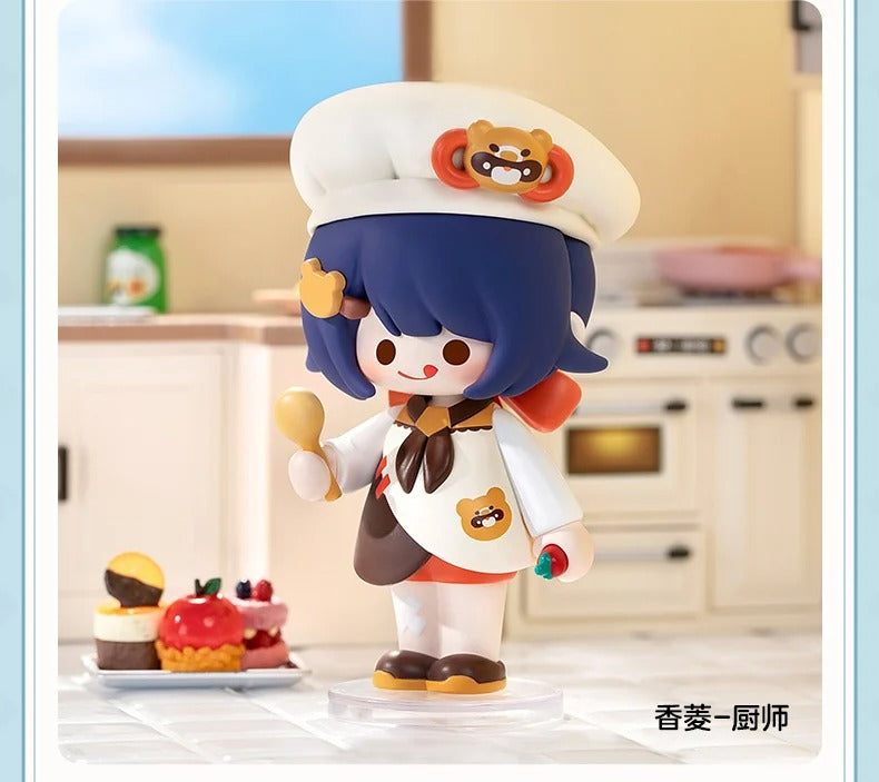 Pop Mart Pendant Blind Box - Genshin Impact Dress-Up Dreams Themed Chibi Series (Original Box of 12 Different Model)