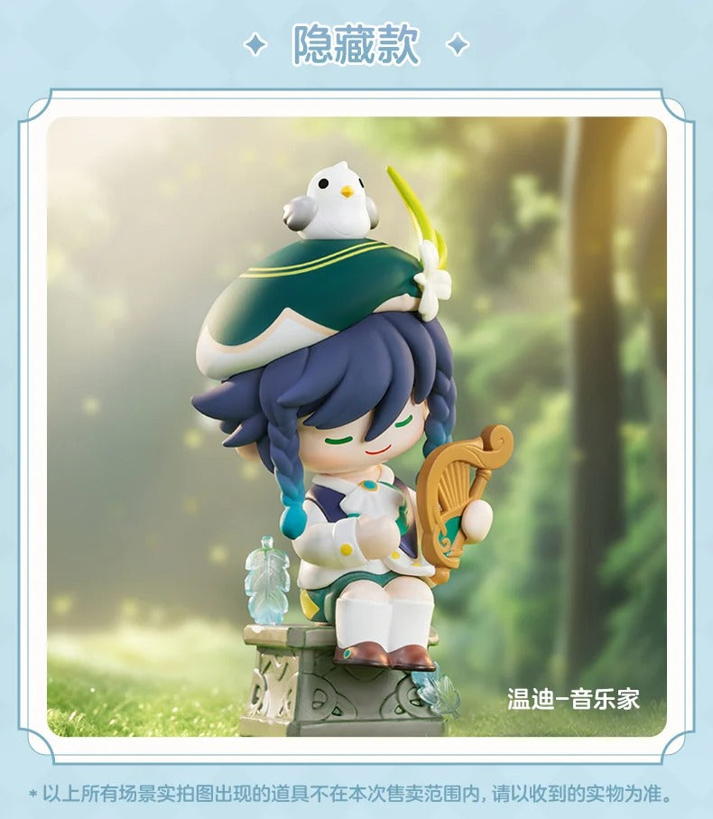 Pop Mart Pendant Blind Box - Genshin Impact Dress-Up Dreams Themed Chibi Series (Original Box of 12 Different Model)