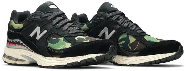 BAPE X NEW BALANCE 2002R ‘CAMO’ DRESSES THE RETRO RUNNER US MEN SIZE 9
