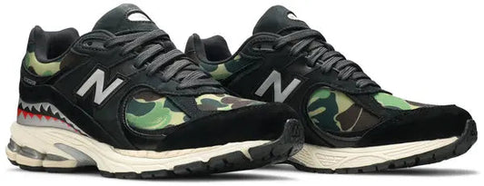 BAPE X NEW BALANCE 2002R ‘CAMO’ DRESSES THE RETRO RUNNER US MEN SIZE 9