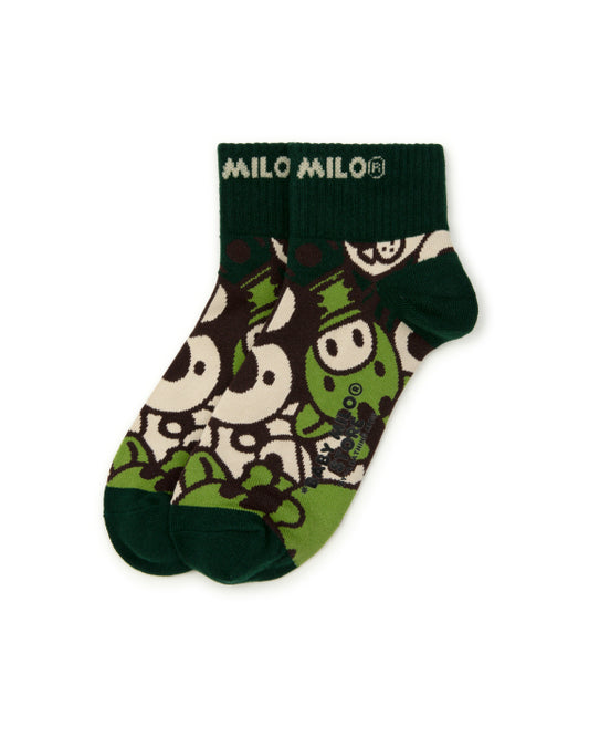 BABY MILO AND FRIENDS CAMO SOCKS - GREEN