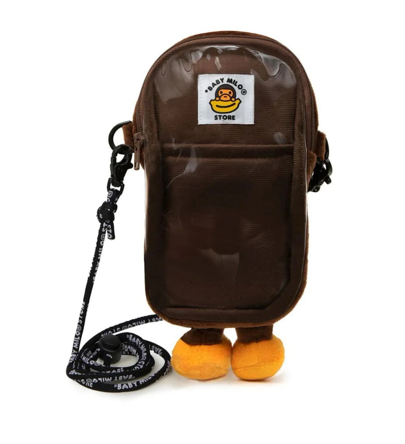 BAPE BABY MILO MUSHROOM PLUSH MOBILE BAG - BROWN