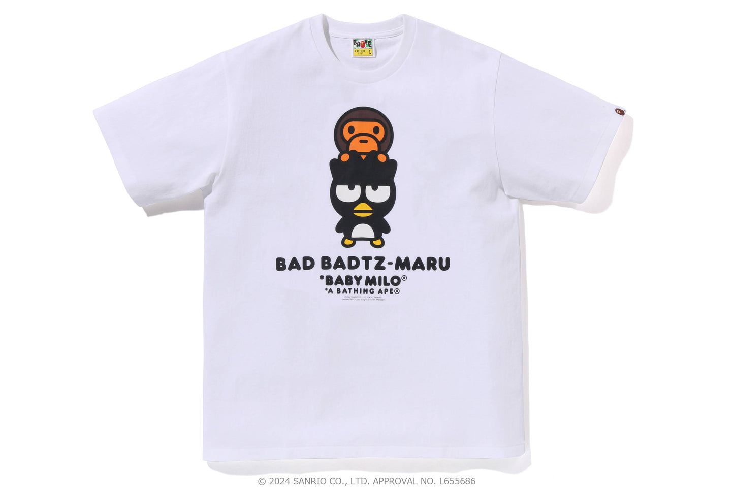 BABY MILO® X SANRIO 11 CHARACTERS T-SHIRTS (Hello Kitty, My Melody, Pompompurin, Cinnamoroll, Kuromi, Badtz-Maru, Little Twin Stars, Kerokerokeroppi, Tuxedo Sam, Patty & Jimmy, and Pochacco)