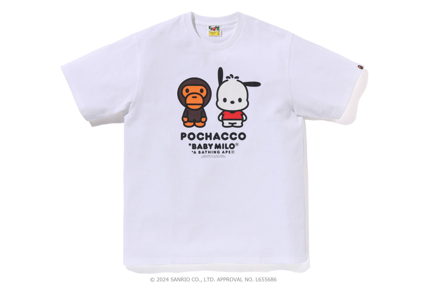 BABY MILO® X SANRIO 11 CHARACTERS T-SHIRTS (Hello Kitty, My Melody, Pompompurin, Cinnamoroll, Kuromi, Badtz-Maru, Little Twin Stars, Kerokerokeroppi, Tuxedo Sam, Patty & Jimmy, and Pochacco)