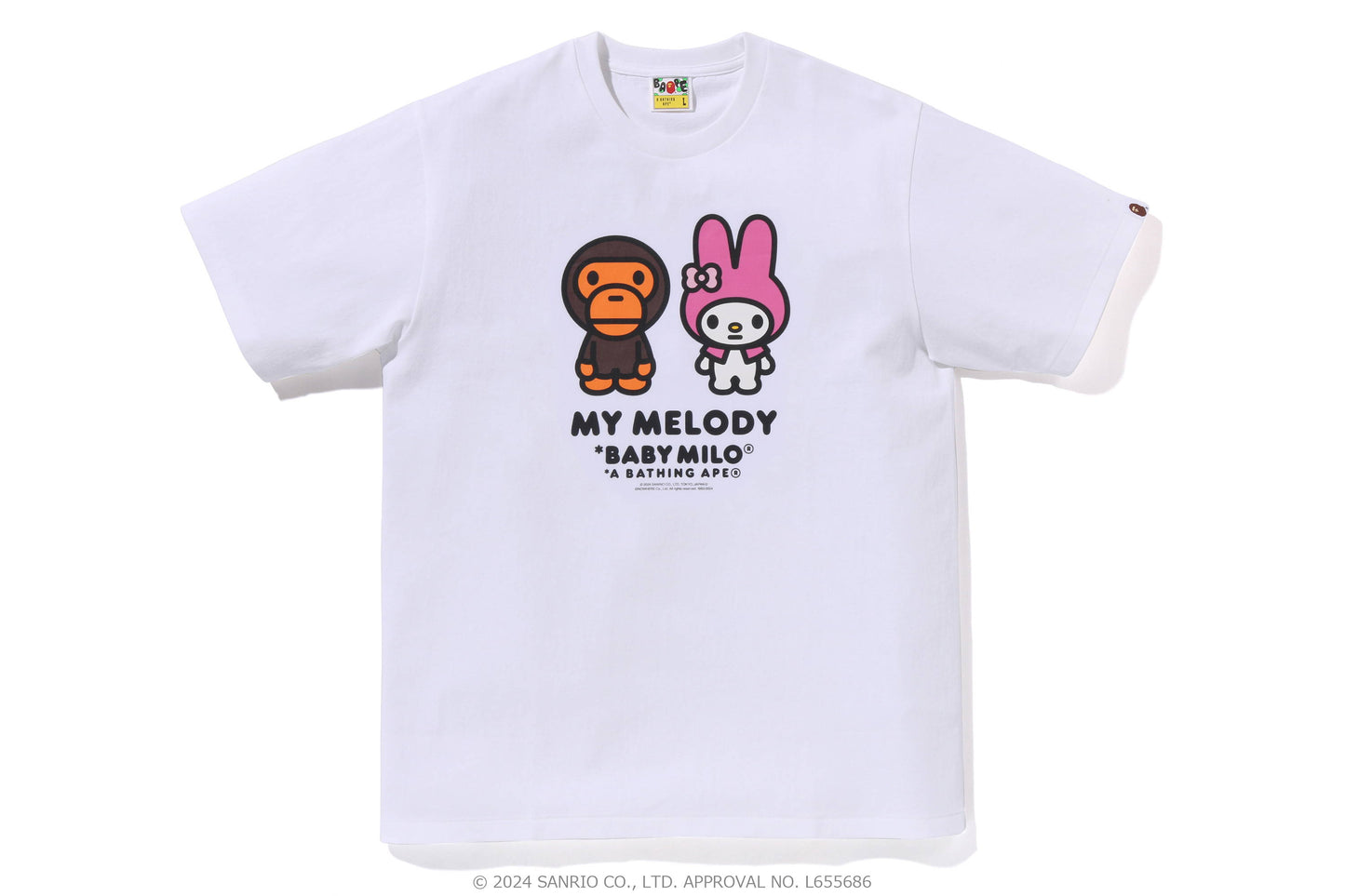 BABY MILO® X SANRIO 11 CHARACTERS T-SHIRTS (Hello Kitty, My Melody, Pompompurin, Cinnamoroll, Kuromi, Badtz-Maru, Little Twin Stars, Kerokerokeroppi, Tuxedo Sam, Patty & Jimmy, and Pochacco)