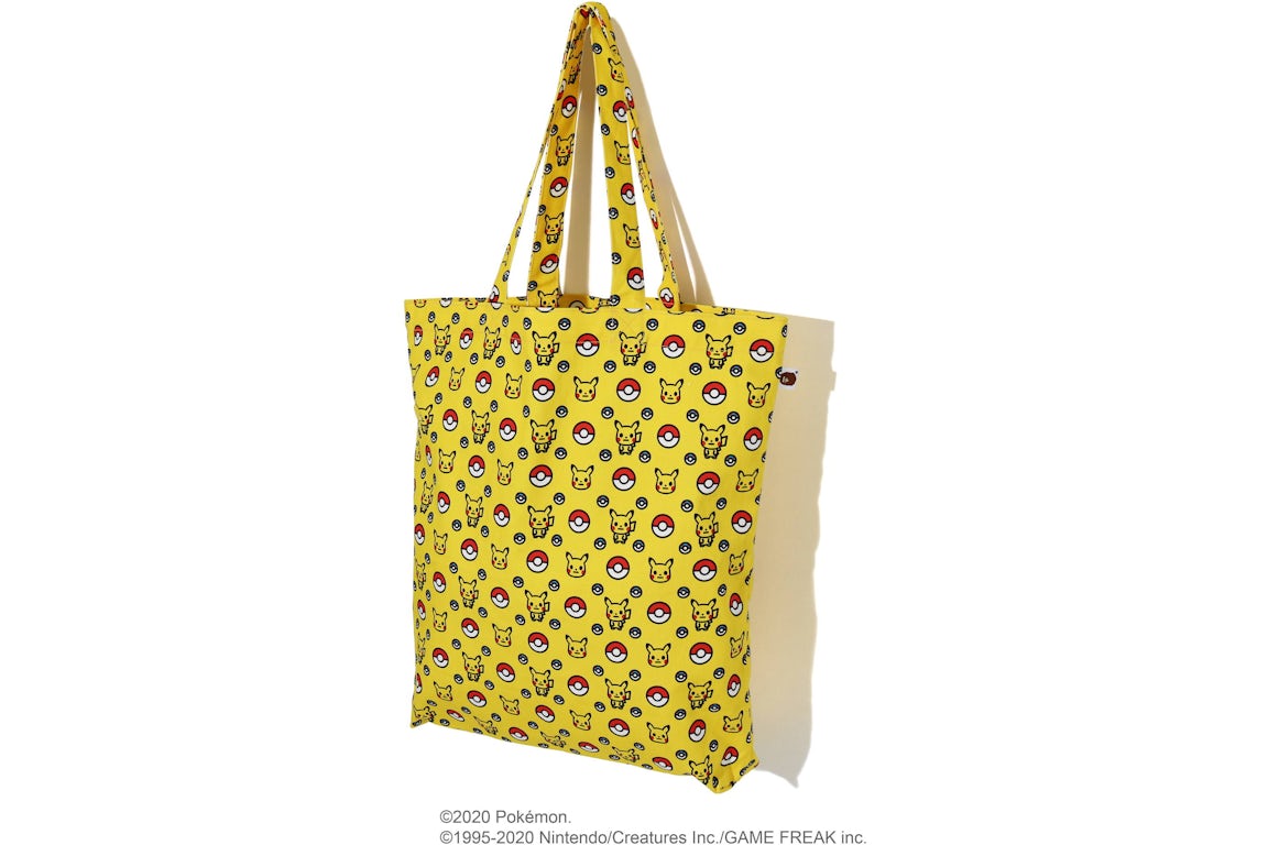 BAPE x Pokémon Tote Bag Yellow