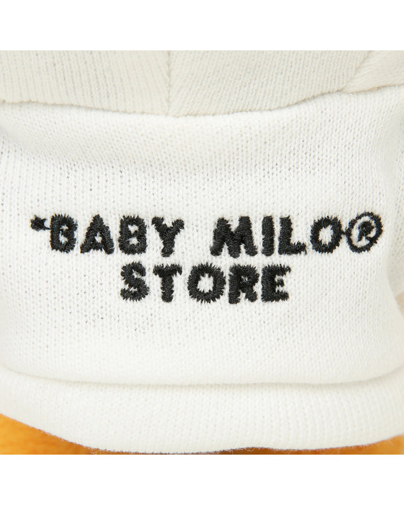 BAPE Baby Milo Hoodie Plush Keychain (White)