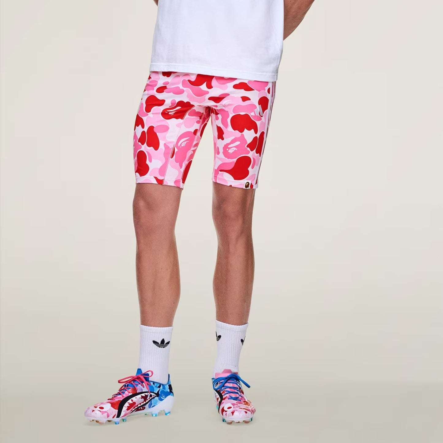 BAPE SOCCER TIGHTS - CAMO PINK