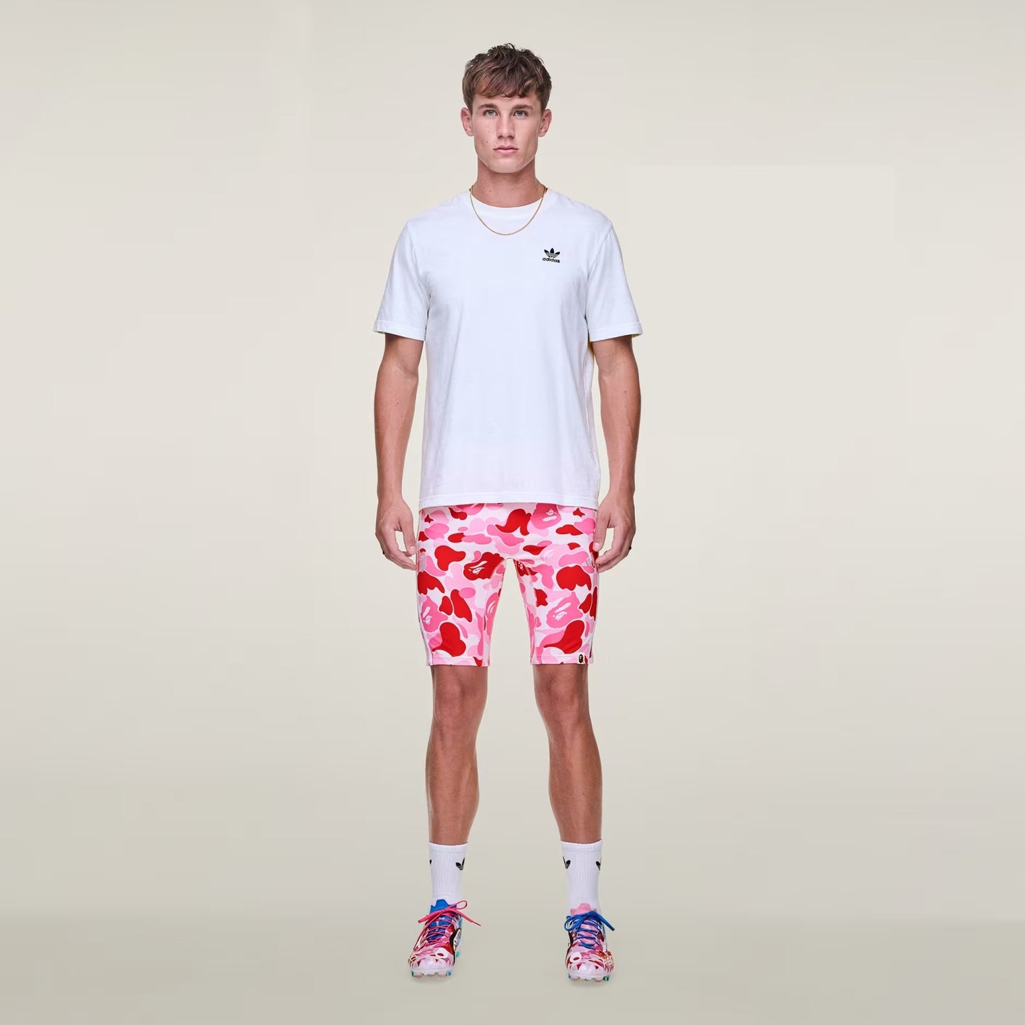 BAPE SOCCER TIGHTS - CAMO PINK