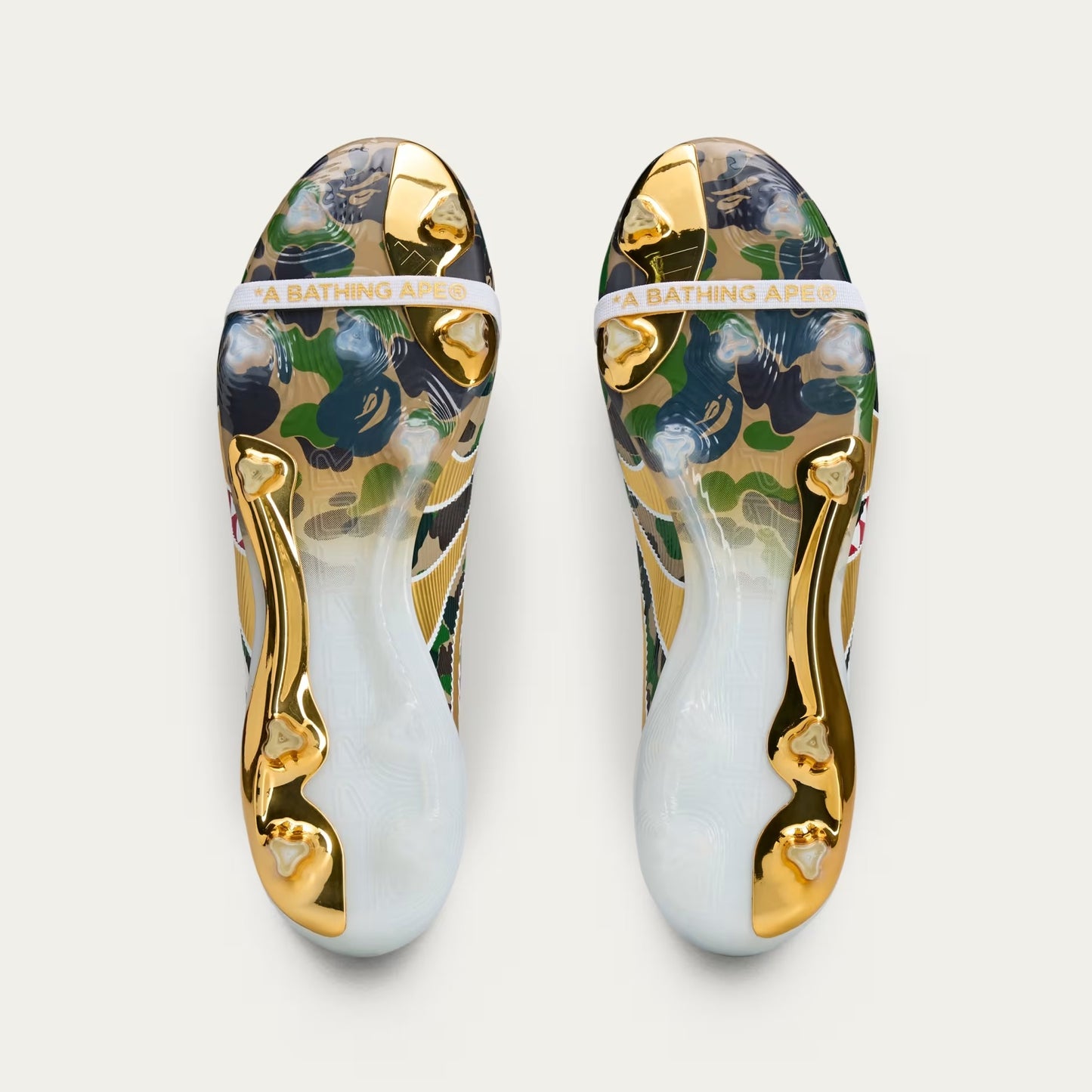BAPE X ADIDAS PREDATOR ELITE FOLD-OVER TONGUE FIRM GROUND BOOTS LIMITED-EDITION PREDATOR ELITE BOOTS CLAD IN VIBRANT BAPE GRAPHICS
