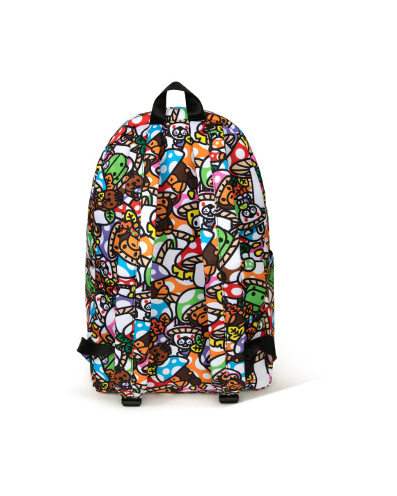 BABY MILO LARGE BACKPACK - MULTI-COLOR MUSHROOM PRINT