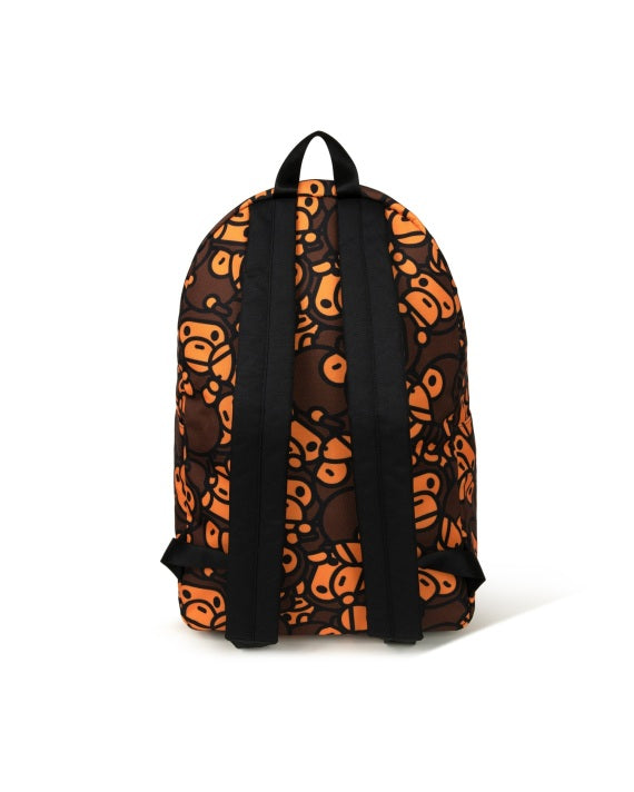 BABY MILO LARGE BACKPACK - CLASSIC BROWN FACE PRINT