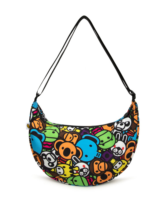 BABY MILO AND FRIENDS MEDIUM HALF-MOON CROSS BAG