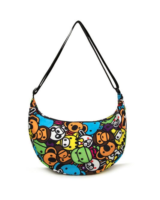 BABY MILO AND FRIENDS MEDIUM HALF-MOON CROSS BAG