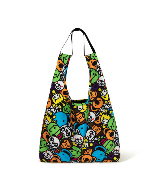 BABY MILO AND FRIENDS PRINTED TOTE BAG - MULTICOLOR