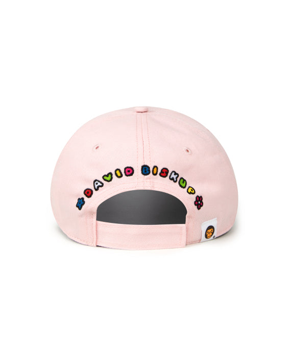 BABY MILO X DAVID BISKUP EMBROIDERED CAP - PASTEL PINK