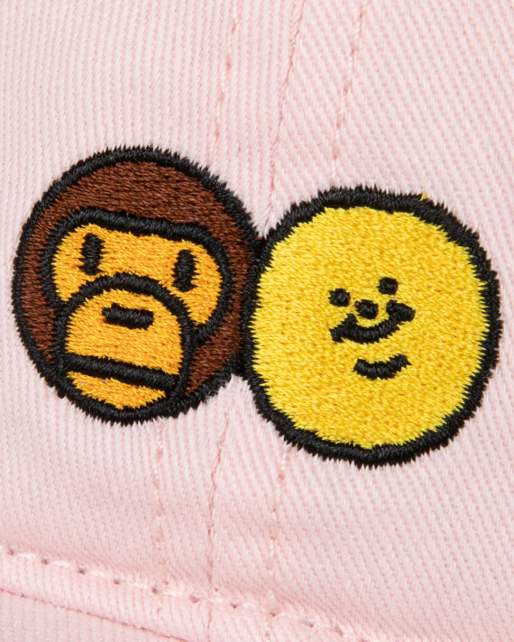 BABY MILO X DAVID BISKUP EMBROIDERED CAP - PASTEL PINK