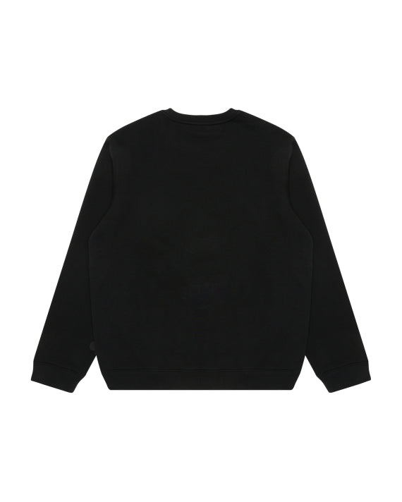 BABY MILO PRINT SWEATSHIRT - BLACK - S-XL