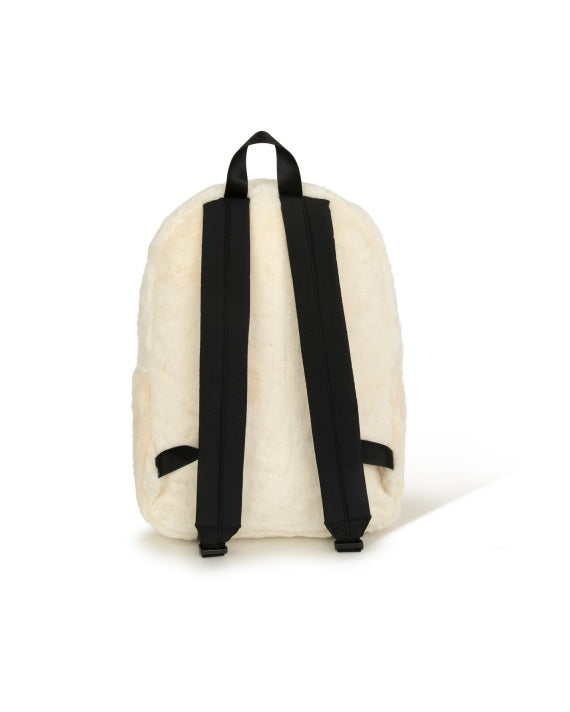 BABY MILO FURRY BACKPACK (IVORY)