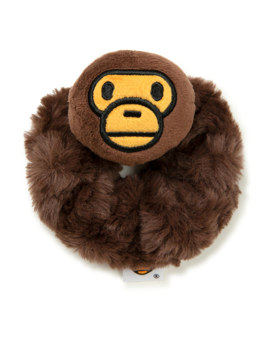 BABY MILO PLUSH MONKEY FACE HAIRBAND – BROWN FLUFFY HEADBAND FOR KIDS & ADULTS