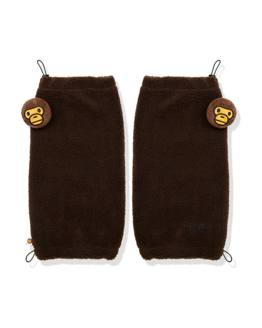 BABY MILO FLEECE LEG WARMER - BROWN