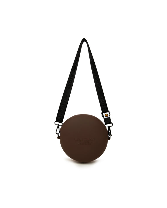 BABY MILO SILICONE CROSSBODY BAG - BROWN