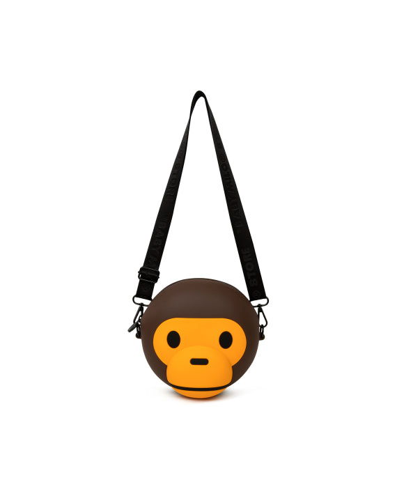 BABY MILO SILICONE CROSSBODY BAG - BROWN