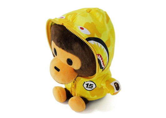 BAPE Kids 15th Anniversary ABC Camo Baby Milo Plush Yellow