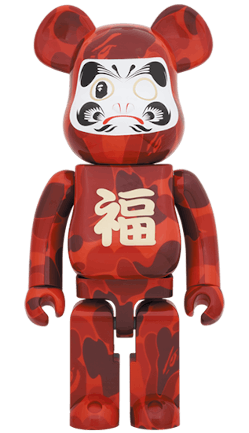 Bearbrick x BAPE Daruma 1000%