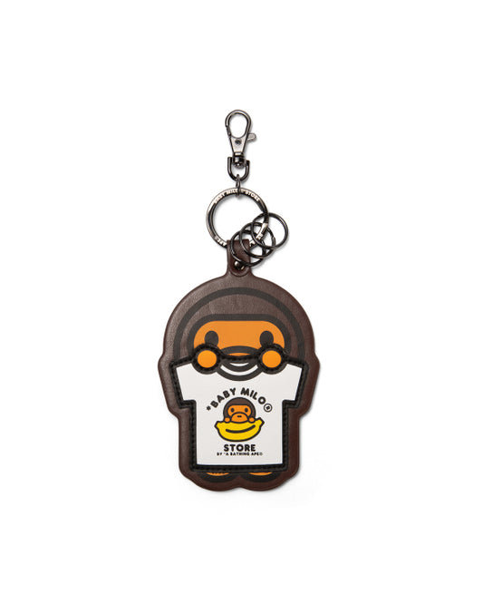 BABY MILO T-SHIRT KEYCHAIN ID CARD HOLDER – BROWN