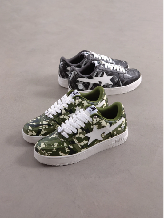 BAPE® X CLOT: CAMOUFLAGE REIMAGINATION BAPE STA™ CO-BRANDED SNEAKERS