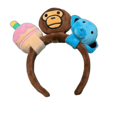 BABY MILO INTERCHANGEABLE PLUSH HEADBAND SET