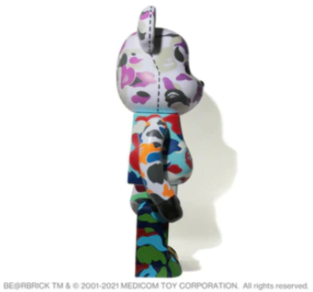 BEARBRICK X BAPE 28TH ANNIVERSARY CAMO #1 1000%