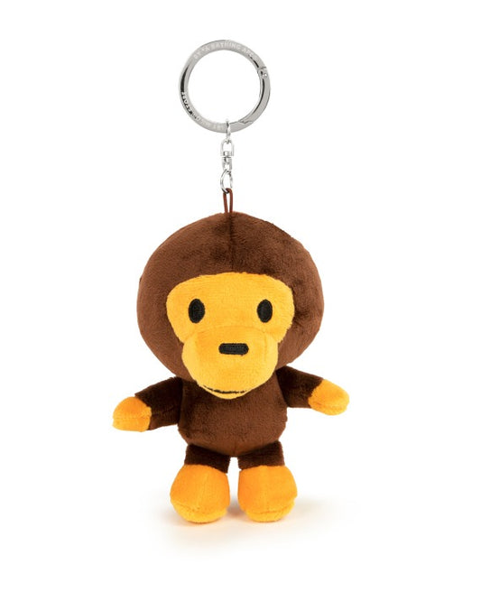 BAPE BABY MILO PLUSH DOLL KEYCHAIN - BROWN