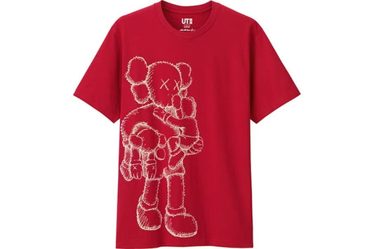 KAWS X UNIQLO CLEAN SLATE TEE - RED