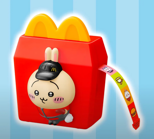 MCDONALD'S HAPPY MEAL 2025 CHIIKAWA FIGURE TOY USAGI STICKER DISPENSER - PRE ORDER (22nd AUGUST)