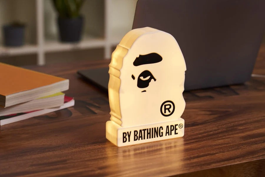 BAPE E-MOOK A BATHING APE 2023 S/S COLLECTION MAGAZINE W/ APE HEAD LED DESK LIGHT