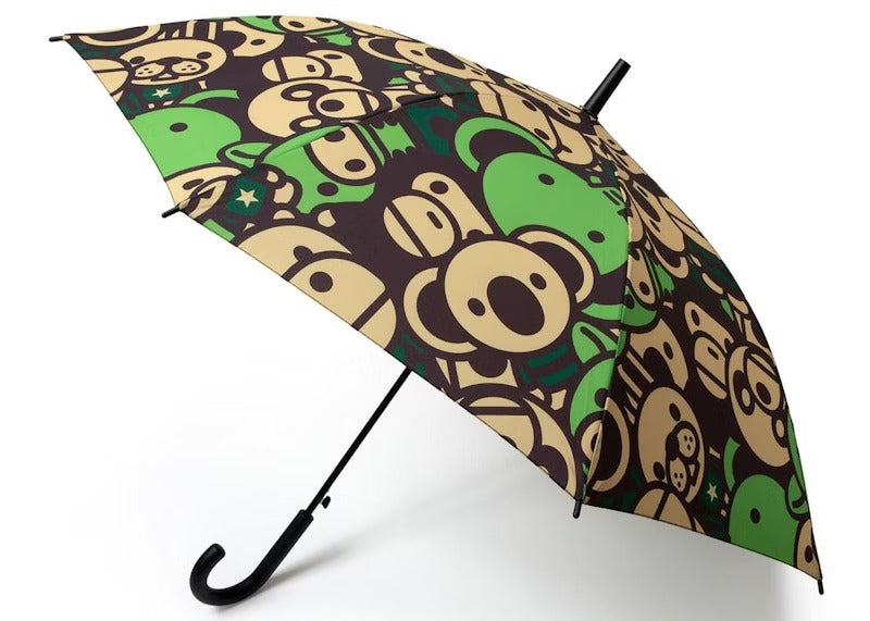 BAPE BABY MILO #2 UMBRELLA (SS23) - GREEN/KHAKI
