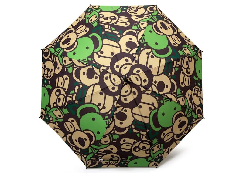 BAPE BABY MILO #2 UMBRELLA (SS23) - GREEN/KHAKI