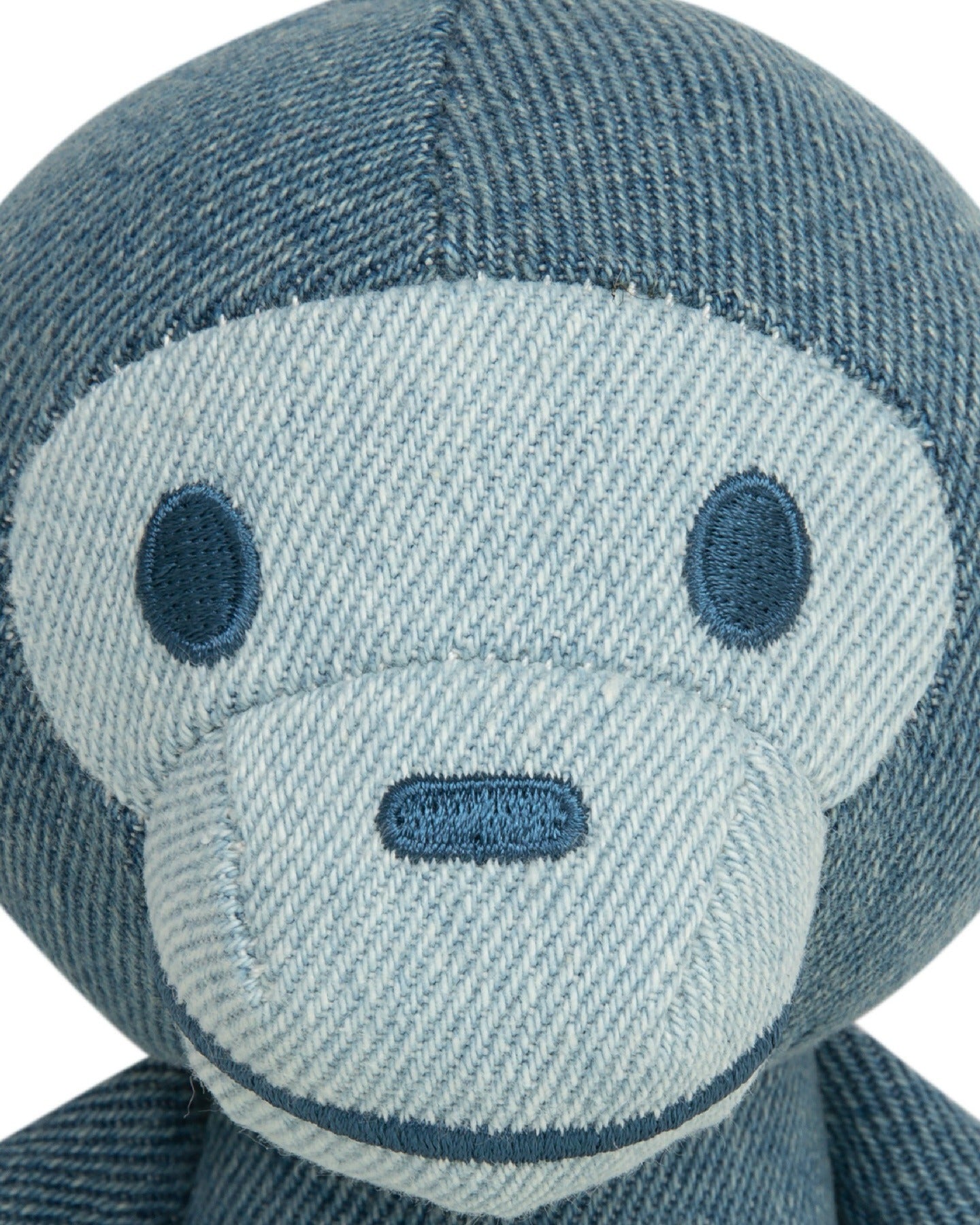 BABY MILO DENIM PLUSH DOLL KEYCHAIN
