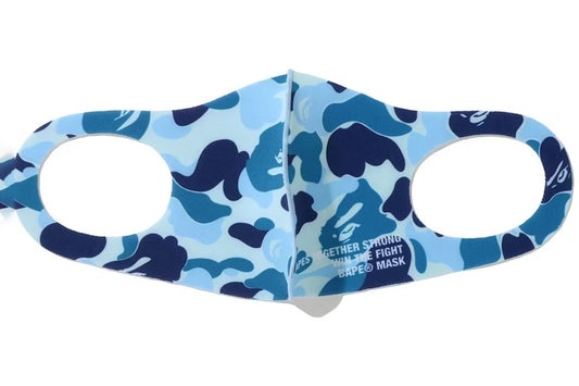 BAPE A BATHING APE ABC CAMO MASK (3 PACK) BLUE, PINK, GREEN