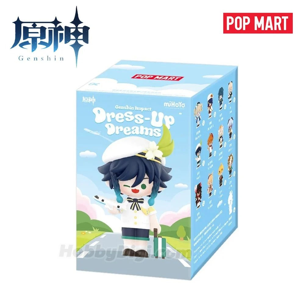 Pop Mart Pendant Blind Box - Genshin Impact Dress-Up Dreams Themed Chibi Series (Original Box of 12 Different Model)