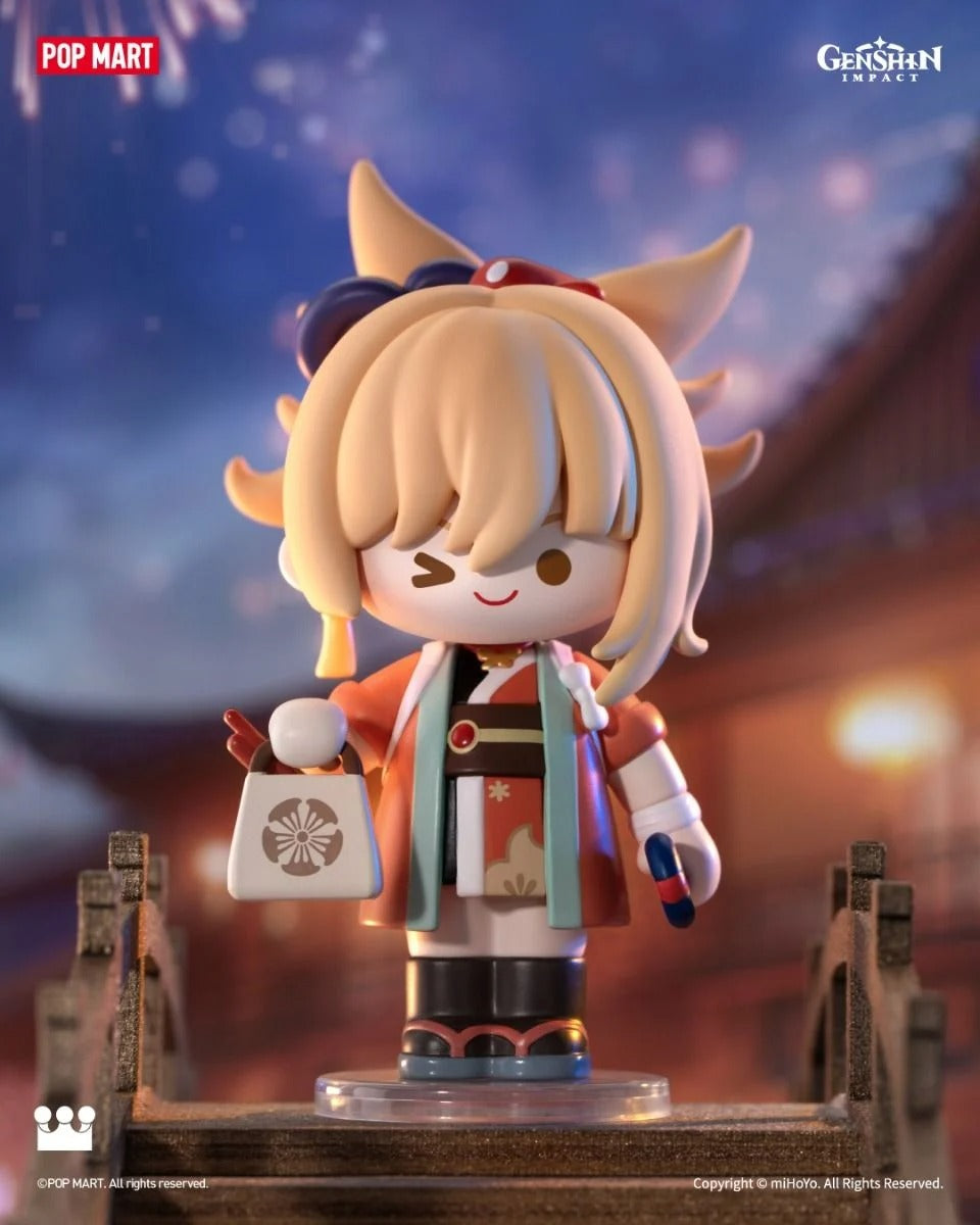 Pop Mart Pendant Blind Box - Genshin Impact Dress-Up Dreams Themed Chibi Series (Original Box of 12 Different Model)