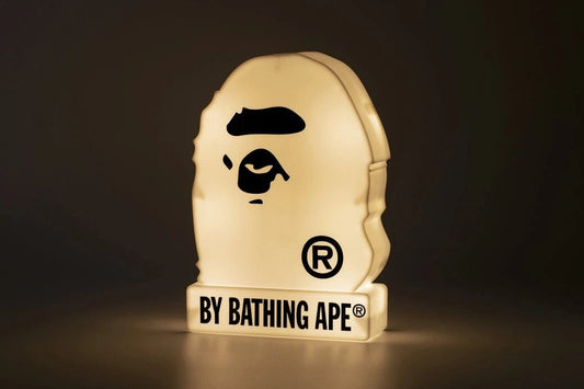 BAPE E-MOOK A BATHING APE 2023 S/S COLLECTION MAGAZINE W/ APE HEAD LED DESK LIGHT
